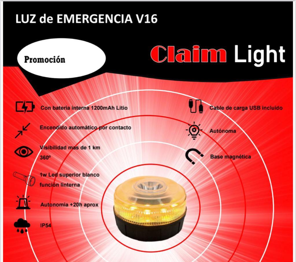 Luz de emergencia V-16 obligatoria a partir de 2024